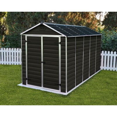 Palram - Canopia Skylight Brown Shed 6x12