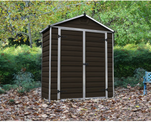 Palram - Canopia Skylight Brown Shed 6x3