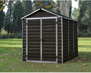 Palram - Canopia Skylight Brown Shed 6x8