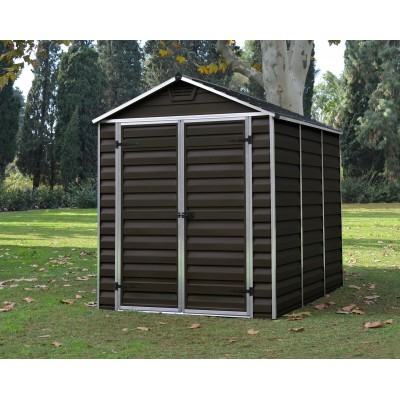 Palram - Canopia Skylight Brown Shed 6x8