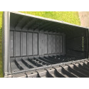 Novel Keter 340 ltr Garden Storage Box Constructed With Durable All-Weather Polypropylene Plastic Resin in Anthracite