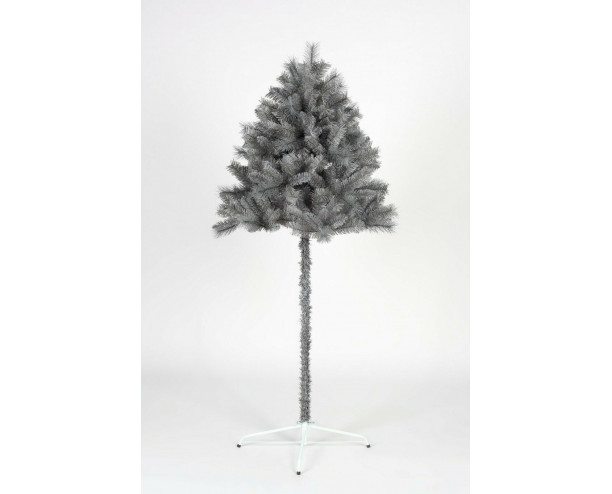 Half Parasol Christmas Tree Grey 6ft (180cm)