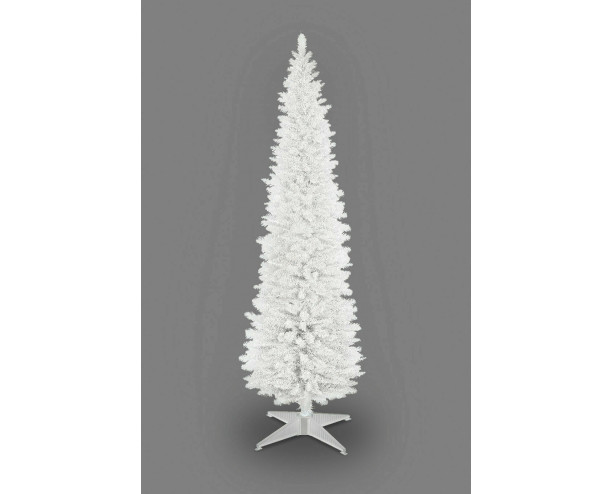 Slim Christmas Tree Pencil White 8ft 