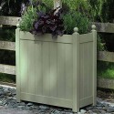 AFK Classic Tall Timber Outdoor Trough, 66cm - Sage