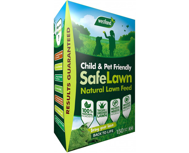 Westland SafeLawn Child and Pet Friendly Natural Lawn Feed 150 m2, Green, 5.25 kg