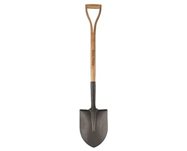 Kent & Stowe Round Nosed Shovel Carbon Steel