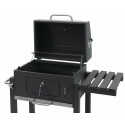 Toronto Click BBQ Barbecue Charcoal Tepro Trolley Anthracite/Stainless Steel